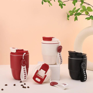  Cốc cà phê bằng thép không gỉ Cốc uống nước kép cầm tay Mini Bình giữ nhiệt Dung tích nhỏ Bình chân không tiện ợi 