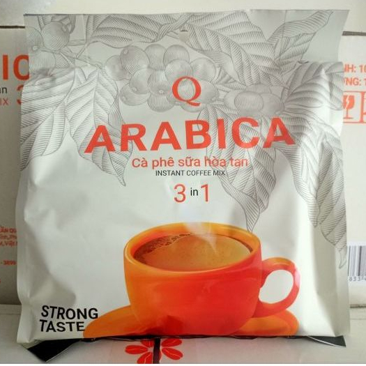 Giá Sỉ - Cafe hòa tan ARABICA Trần Quang 3 in 1 bịch 480g x 24 ống