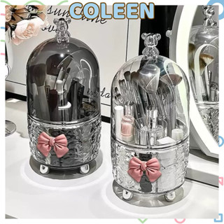 Hộp Đựng Cọ Trang Điểm BearBrick Có Nắp Đậy Chống Bụi Vân Nước Siêu Xinh COLEEN