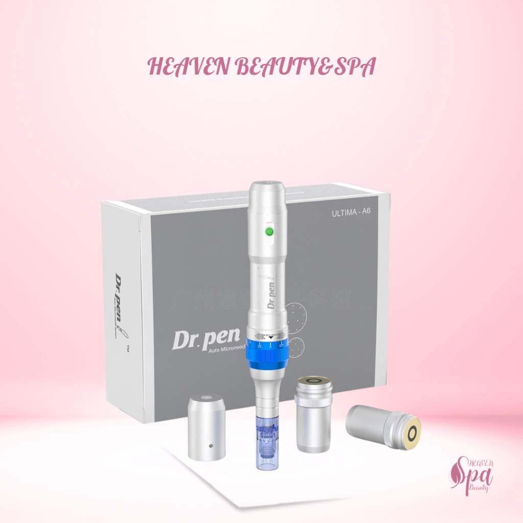 Máy Phi Kim DR PEN Ultima A6 Cấy Tảo, Máy Lăn Kim Cấy Phấn, Cấy Trắng A6 Có Tích Điện