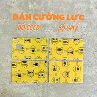 Dán cường lực cho căn cước công dân, giấy phép lái xe  , bảo vệ mặt trước và mặt sau Cường lực nano dẻo 9H+