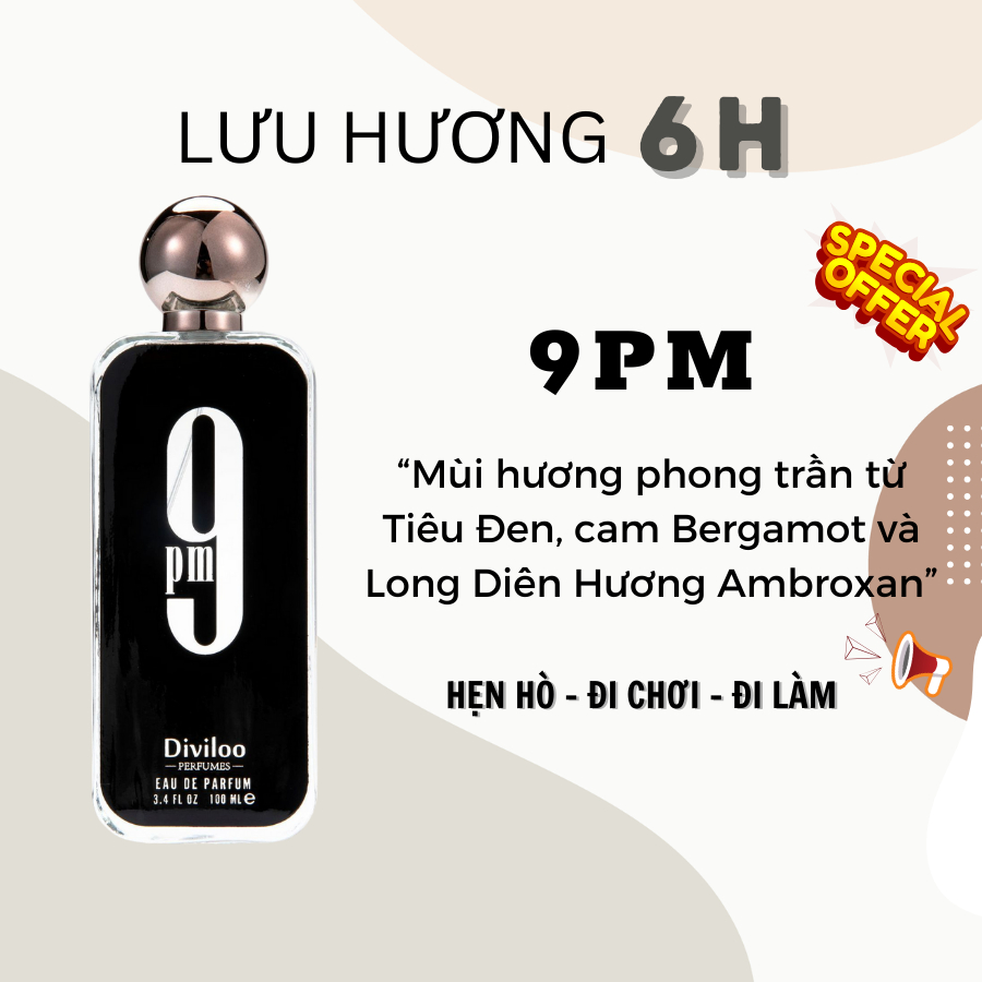 Nước hoa 9pm Afnan, Nước hoa nam chính hãng 9pm Afnan | BigBuy360 - bigbuy360.vn