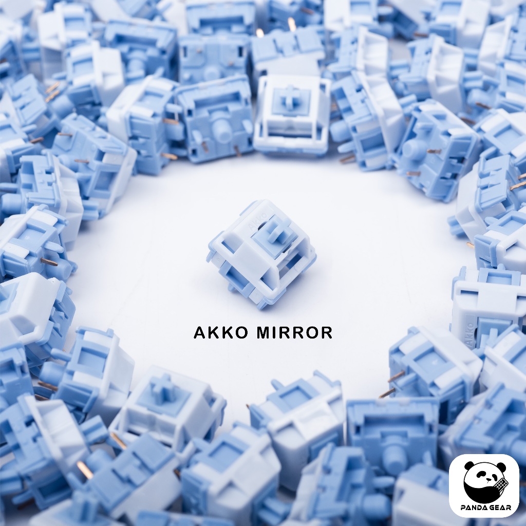 Switch Akko x HMX Mirror linear 43g prelubed công tắc bàn phím cơ switch HMX x Akko Mirror