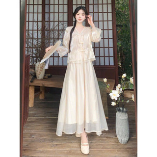MAXI TRẮNG CỔ YẾM TAG HOA CỔ