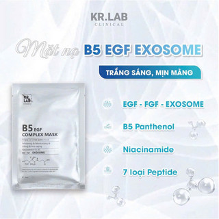 Combo 5-10-20-30-50 miếng Mặt nạ Kr.Lab B5 EGF complex mask 25ml Hàn Quốc MP55