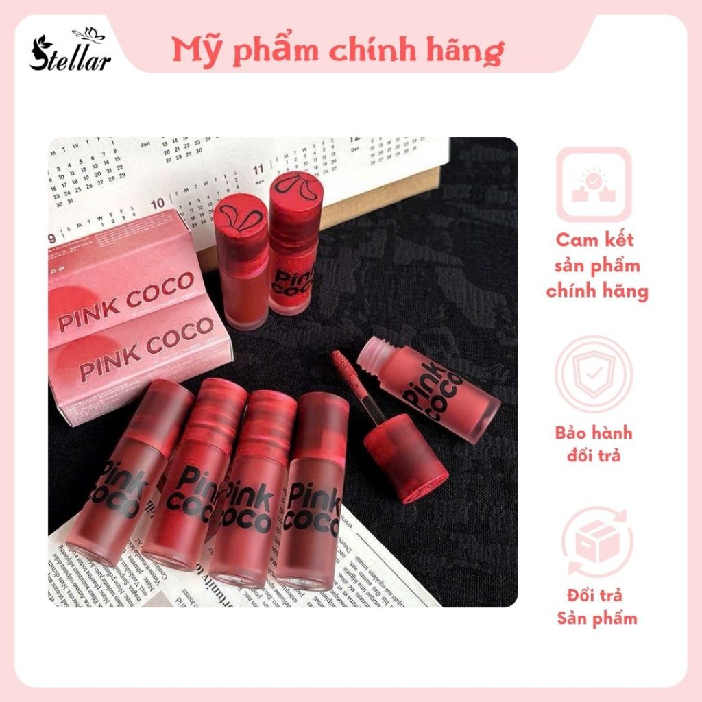 Son kem Pink Coco 01 - 03 Stellarcosmetics