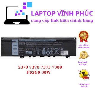 Pin laptop DELL Inspiron 13 5370 7370 7373 7380 7386 Vostro 5370 RPJC3 39DY5 F62G0 38WH
