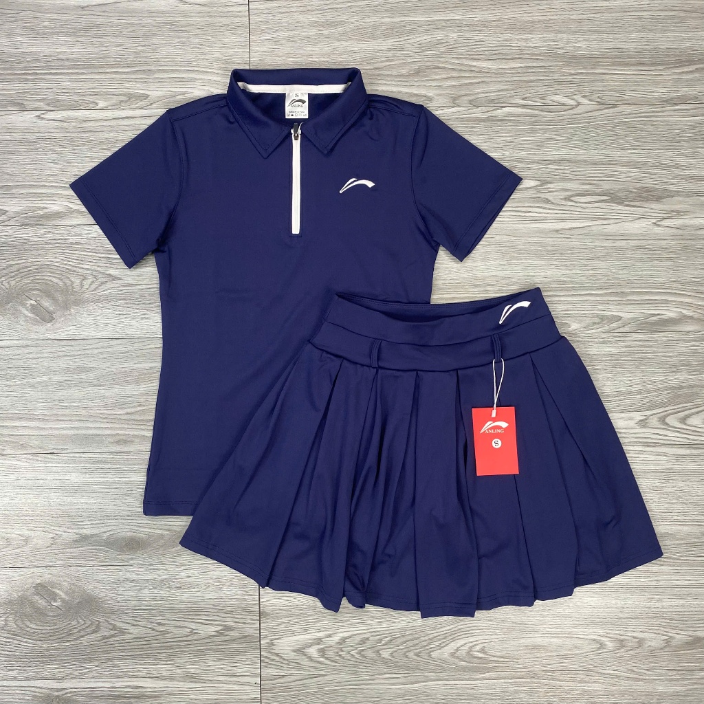 SẢN PHẨM : Set đồ tập Pickleball [chính hãng] Anling Xanh Navi sang trọng, năng động,thoải mái SCVL
