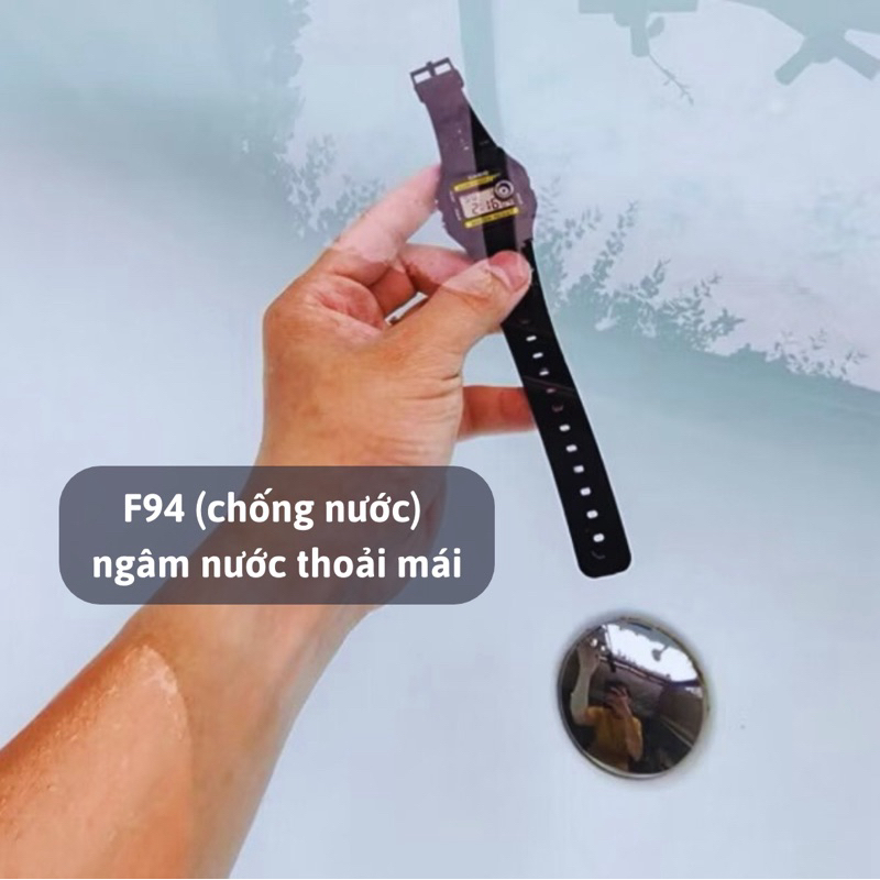 Đồng hồ điện tử thể thao đeo tay nam nữ chính hãng SK huyền thoại F-94WA dây cao su giá rẻ | BigBuy360 - bigbuy360.vn