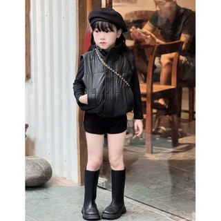 Boot Đùi Cho Bé Gái Hoa Trà 26-36-Boot Cho Bé Gái Khoá Kéo