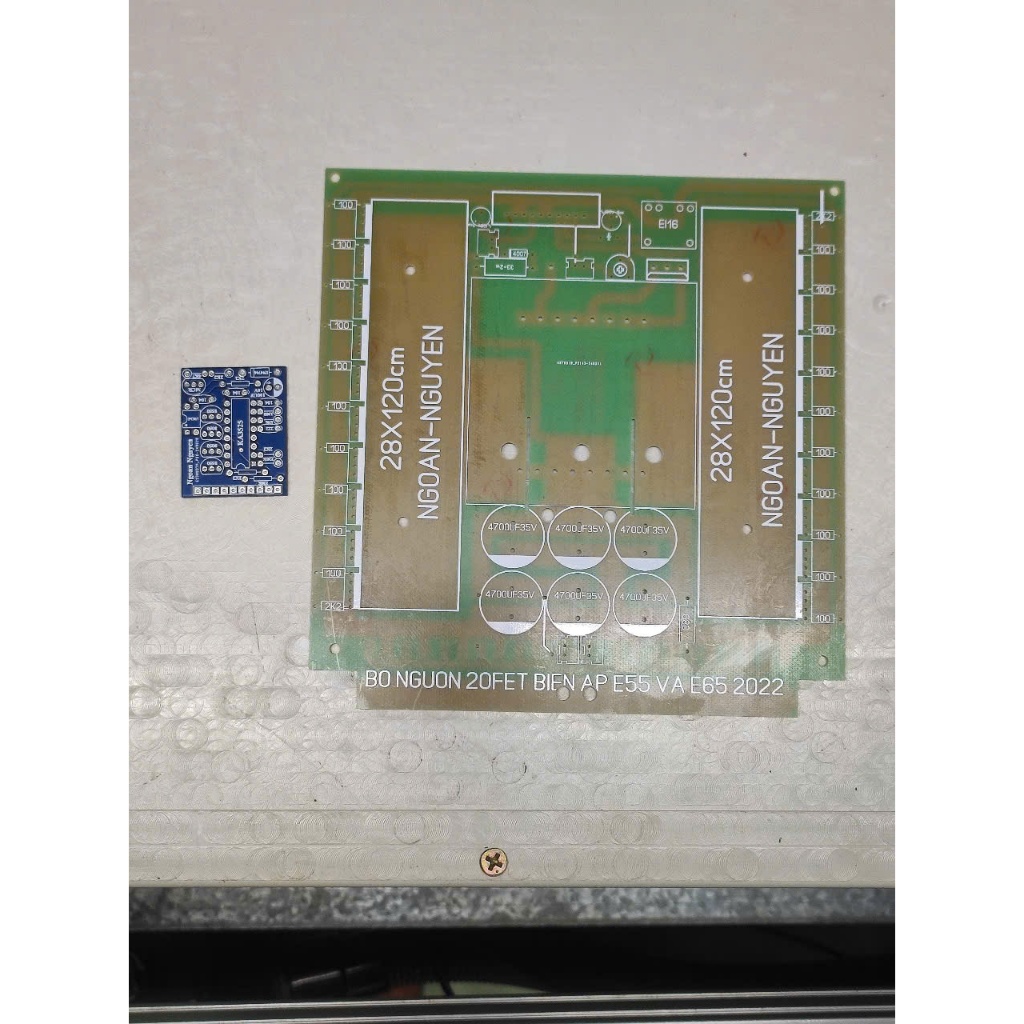PCB MẠCH NGUỒN 20F NHỎ BIẾN ÁP E55/E65
