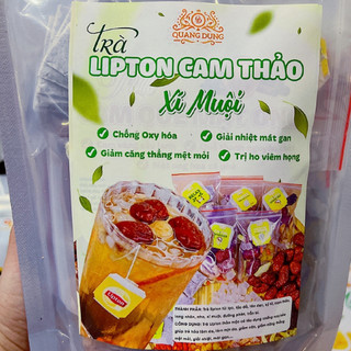 Set Trà lipton Cam Thảo Xí Muội 350g ( loại gói )