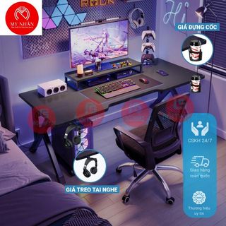  Bàn Làm Việc Bàn Gaming chữ K mặt gỗ 1m2 thiết kế cá tính chân sắt sơn tĩnh điện có nhiều nâng cấp 
