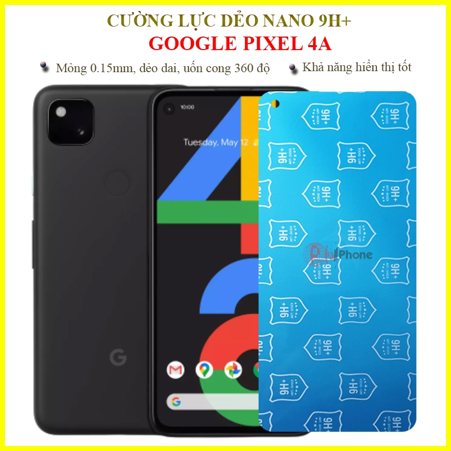Dán cường lực dẻo nano trong hoặc nhám cho Google Pixel 4A
