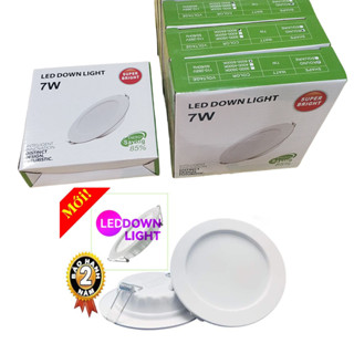 Đèn led downlight, âm trần 9w (phi 90mm), 12w (phi 110mm), 18w (phi 150mm) 1 màu, 3 màu