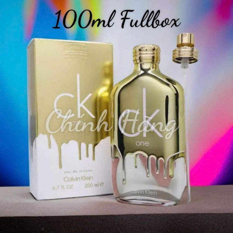 (100ml) Nước Hoa Nam Nữ C.k O.n.e Gold