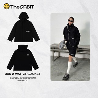 Áo Jacket The ORBIT - OBS Zipper 2 Way Jacket - Áo dù chống nước phối cùng dây kéo 2 chiều