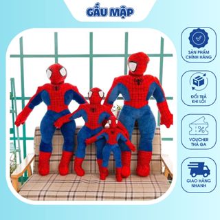  Gấu Bông Siêu Nhân Người Nhện Đáng Yêu Gối Ôm Người Nhện Spider Man Mền Mịn Cao Cấp Cho Bé Gấu Mập 