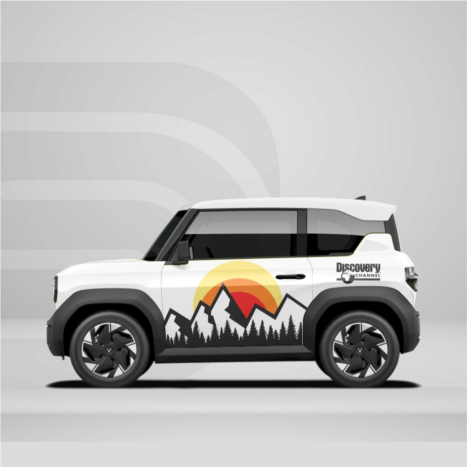 Tem dán xe VF3 - Ds Decal​ - Decal Sticker dán xe - Tem thể thao OFFROAD