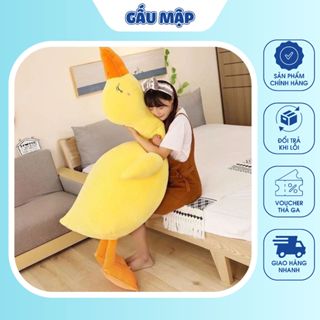  Gấu Bông Vịt Trầm Cảm Đáng Yêu Thú Nhồi Bông Gối Ôm Con Vịt Mệt Mỏi Chất Vải Mền Mịn Cao Cấp Gấu Mập 