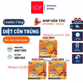 Combo 3 Hộp Bẫy Diệt Ruồi Giấm ARS Fly Catcher – Dẫn Dụ Tiêu Trừ Ruồi Giấm Hiệu Quả