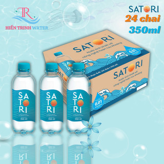  Nước Uống Tinh Khiết Satori Hoàn Lưu Khoáng Đóng Chai 350ml  Thùng 24 chai  