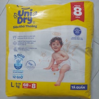 Tã quần unidry M74/L68/XL62/XXL56