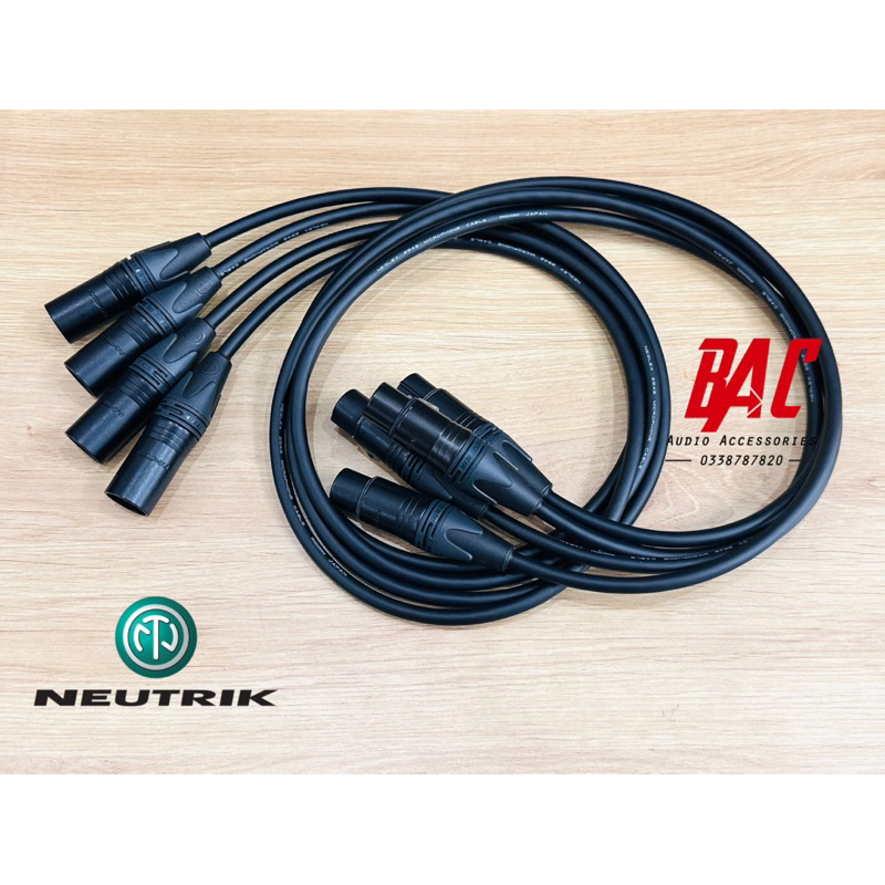 Dây tín hiệu canon đực cái NEUTRIK - Mogami 2549