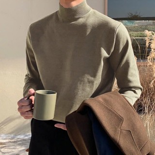 Áo len nam nữ cổ lọ vải cao cấp mềm mại Hàn Quốc, áo cổ trụ thu đông nam nữ giữ nhiệt