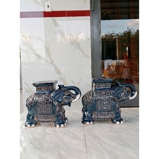 Con voi gốm Sứ, Đôn voi xưa, đôn kệ cây cảnh, đôn voi, voi gốm, đôn voi