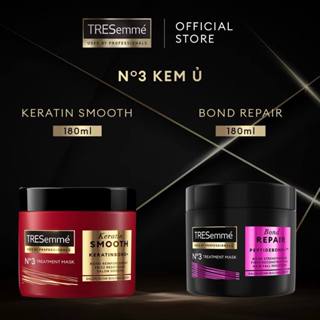 [hỏa tốc] Kem ủ tóc TRESemmé Keratin Smooth Keratinbond+/ Bond Repair phục hồi tóc Cho Tóc Vào Nếp, Giảm Gãy Rụng 180ml