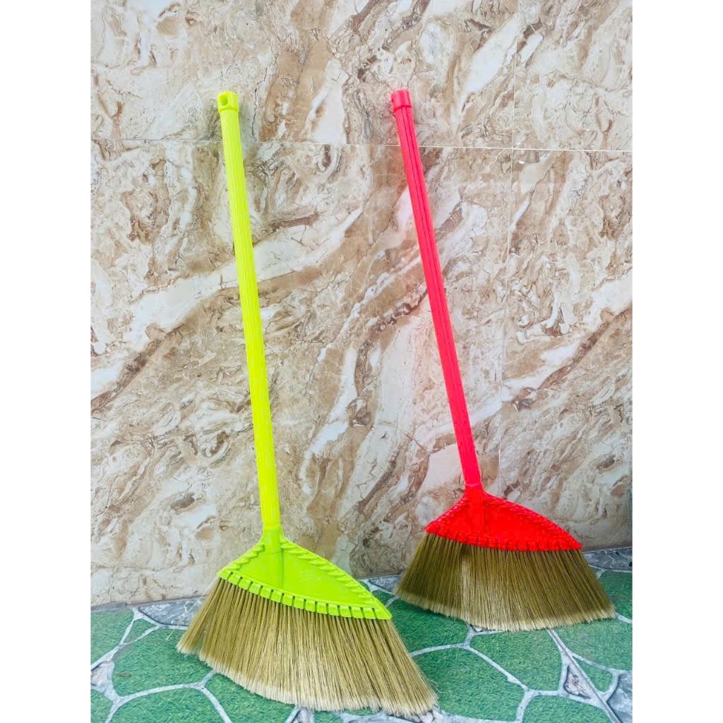 COMBO 2 Chổi nhựa quét nhà chuyenkego chổi cước nhựa siêu mềm mảnh không rụng lông, quét sạch mọi bụi bẩn