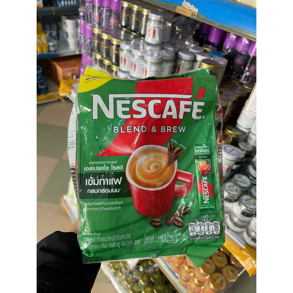 Cà phê sữa Nescafe, cà phê Nescafe hòa tan chuẩn Thái Lan (27 gói/túi) Coffee thơm ngon