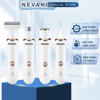 Máy cạo lông triệt lông đa năng NEVAKI - máy cạo lông bikini, máy cạo lông mặt, tỉa lông mũi, máy cạo lông vùng kín.