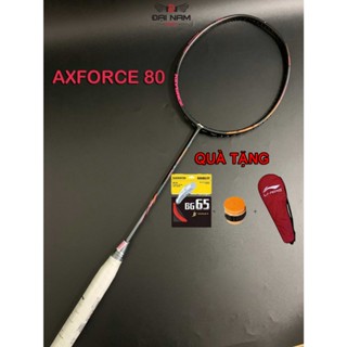  Vợt Cầu Lông AXFORCE 80 Căng Sẵn 11kg Căng Max 13kg Full Carbon + Tặng Cuốn Cán Và Túi Dựng 