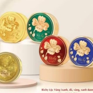 Bánh quy Richy hạnh nhân Lộc Vàng hộp thiếc