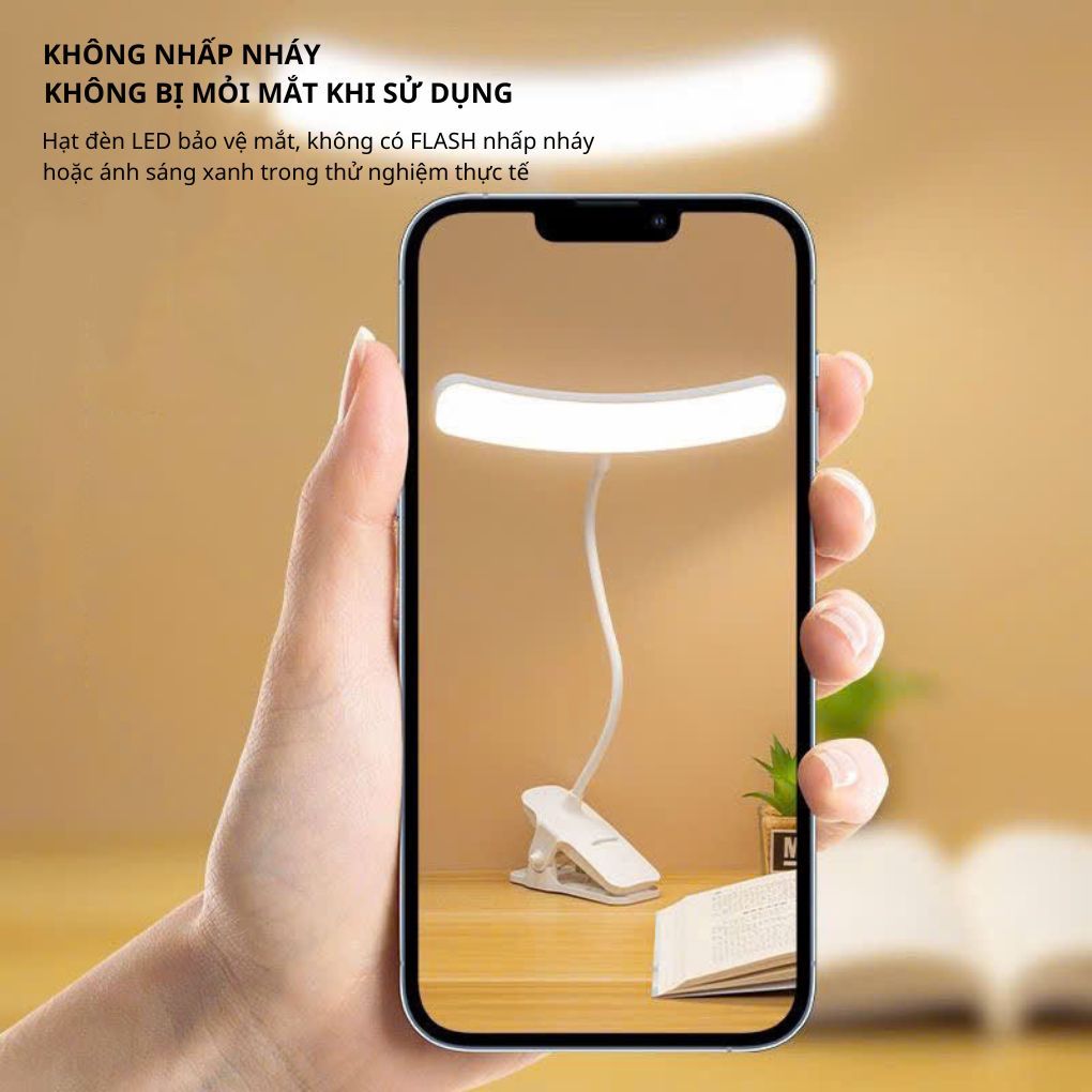 Đèn học kẹp bàn 1257chống cận nâng cấp,đèn led đọc sách đầu giường để bàn điều chỉnh 3 chế độ ánh sáng thông minh. | BigBuy360 - bigbuy360.vn