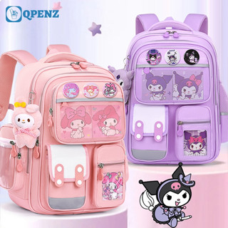 Balo cho bé QPENZ cặp sách trẻ em từ mầm non đến lớp 6 chống gù nhiều ngăn chuẩn form cao cấp