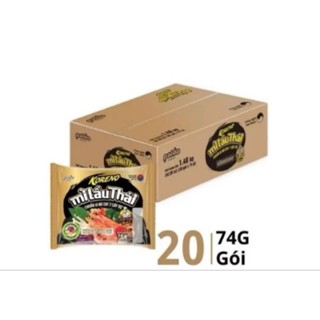 Thùng 20 gói mì lẩu thái chuẩn vị cay 7 cấp độ