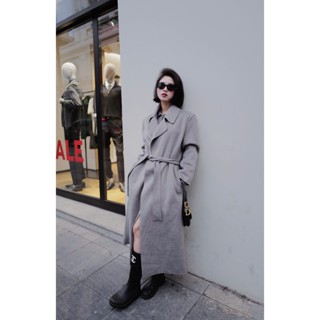 [ BOHEE ] - Áo măng tô dạ  dáng dài - A454