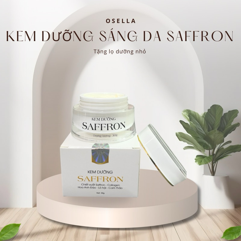 KEM DƯỠNG SÁNG DA SAFFRON - TẶNG KÈM LỌ DƯỠNG NHỎ