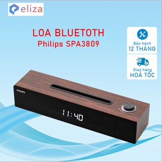 Philips SPA3809 - Loa Bluetooth Để Bàn, Tích Hợp Đồng Hồ