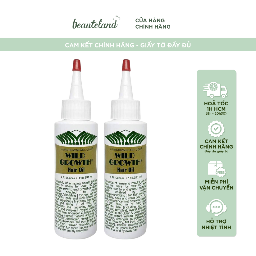 [Bill Mỹ] Dầu ủ mọc tóc Wild Growth Hair Oil 118ml