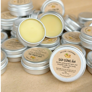 Sáp Gừng Ấm - Giảm Nghẹt Mũi, Giữ Ấm, Giúp Ngủ Ngon, Phòng Cảm Cho Bé Và Người Lớn Khi Trời Lạnh