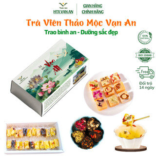 Trà hoa cúc đường phèn thảo mộc mix 20 vị dưỡng nhan đẹp da thanh lọc cơ thể của HTX Vạn An sản xuất