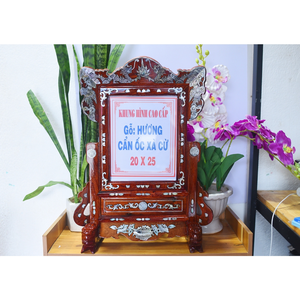 KHUNG THỜ GỖ HƯƠNG 20 X25