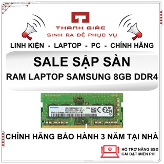 Ram Laptop Samsung 8GB Bus 3200 DDR4 Mới 100% - Bảo Hành 3 Năm.