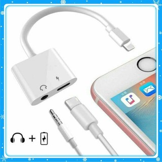 Cáp jack Chuyển Đổi Cổng Light.ing Ra 2 Đầu Light.ing Và Jack 3.5MM