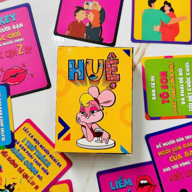 Bộ bài Huệ uống rượu drinking game cho nhóm bạn nhậu nhẹt thà hết còn hơn