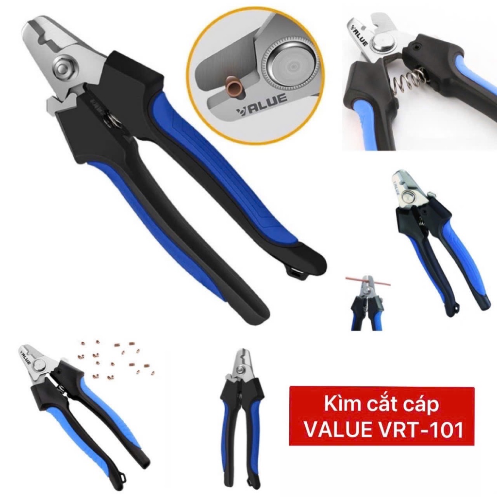 Kìm cắt cáp tủ lạnh - điều hòa Value VRT101